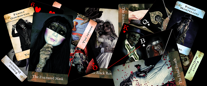 Gothic and artistic card games – original creations in digital vanity