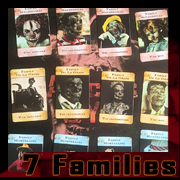 7 Families card game by Cyb, gothic art and digital vanitas.
