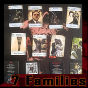 7 Families card game by Cyb, gothic art and digital vanitas.