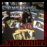7 Families card game by Cyb, gothic art and digital vanitas.